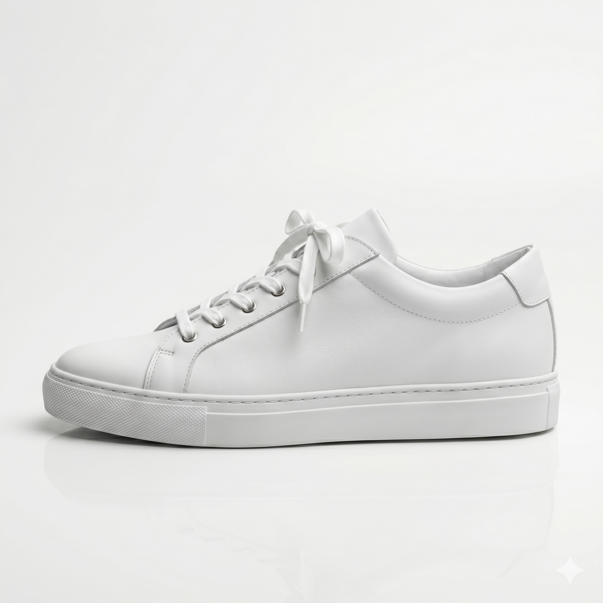 White Ellis Leather Sneakers