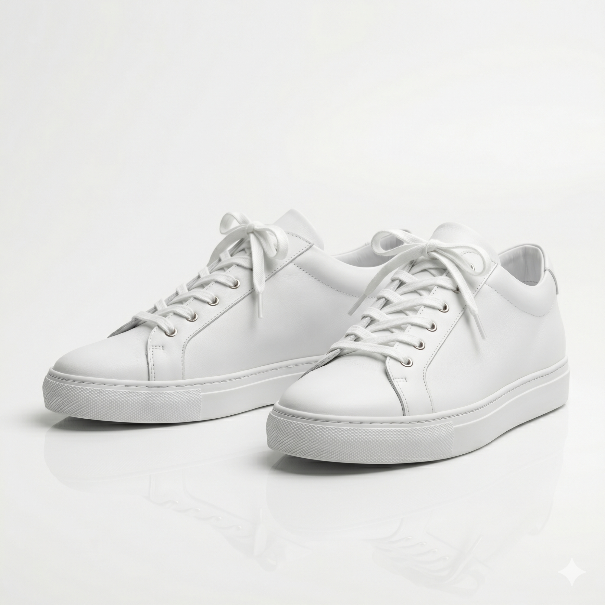 White Ellis Leather Sneakers